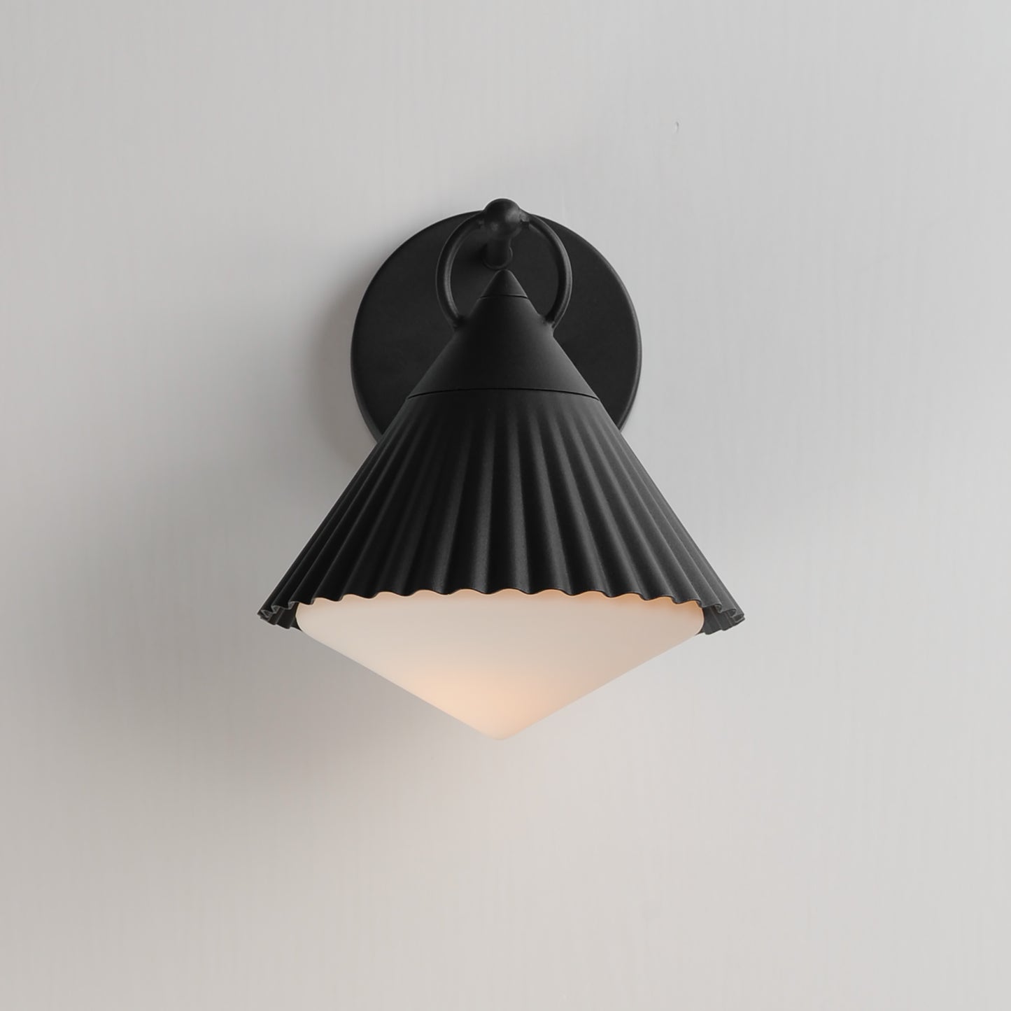 Odette 10" Wall Sconce Black by Maxim Lighting