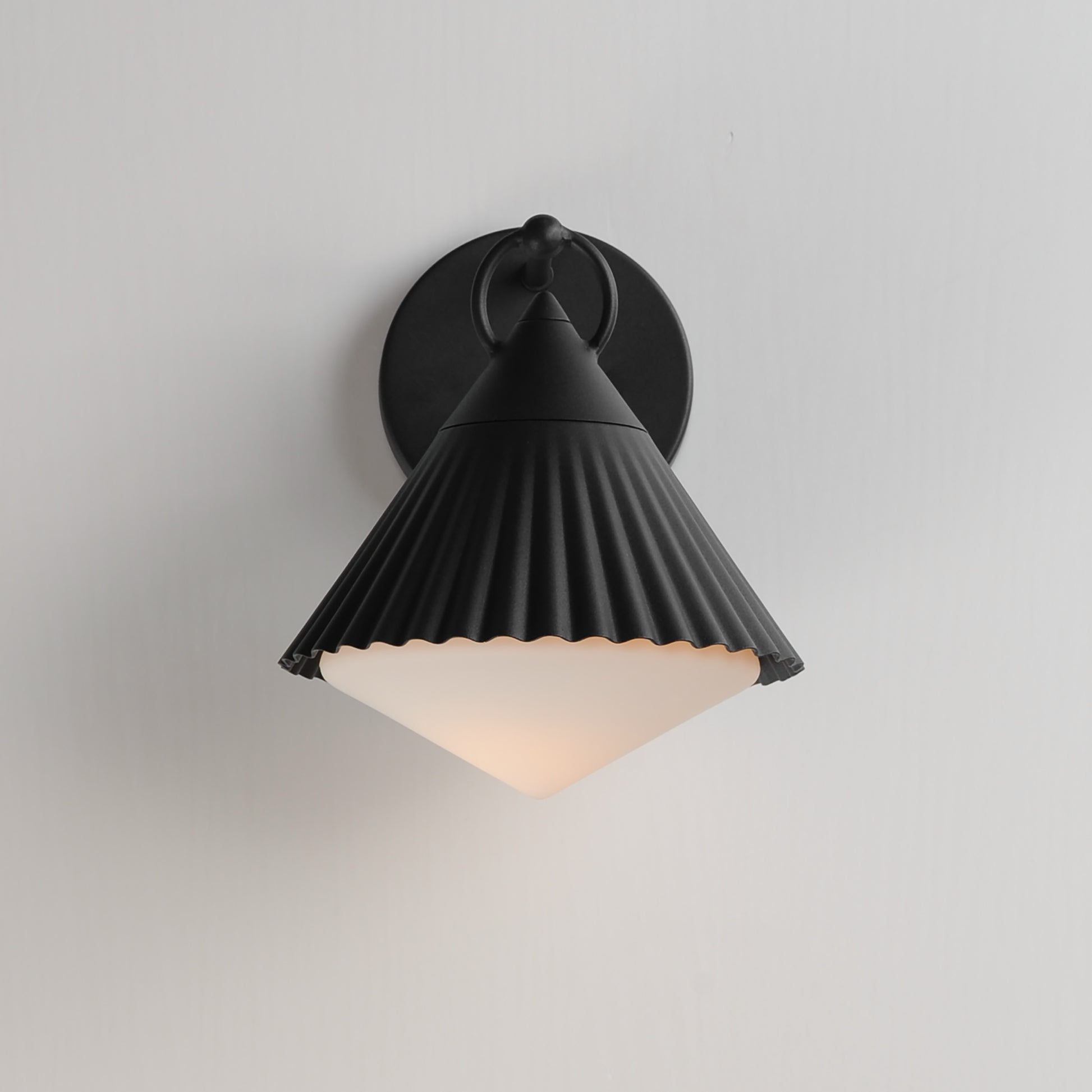 Odette 10" Wall Sconce Black by Maxim Lighting