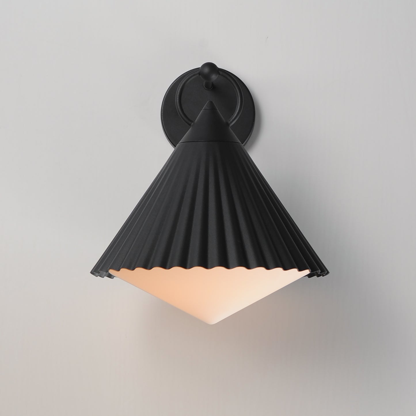 Odette 14" Wall Sconce Black by Maxim Lighting