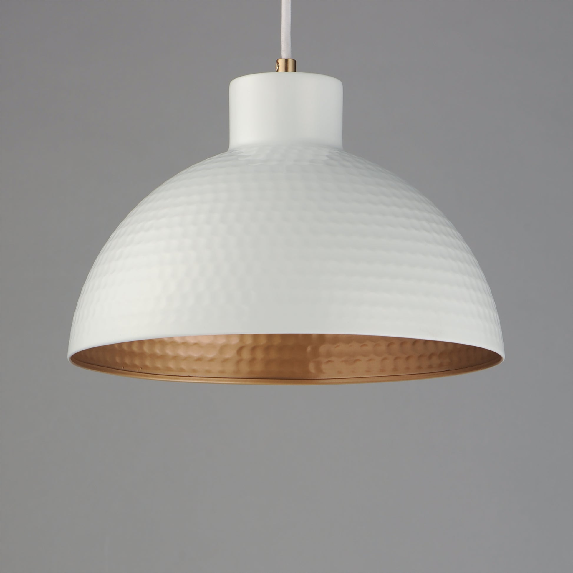 Rockport 12" Pendant White/Natural Aged Brass by Maxim Lighting