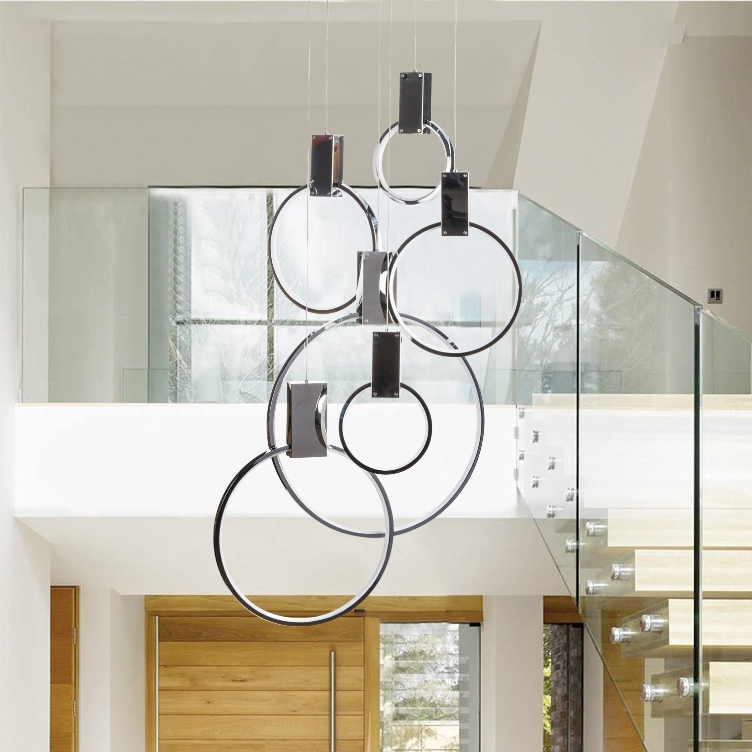 Hong Kong LED Circular Chandelier - Finesse Decor CH-1172