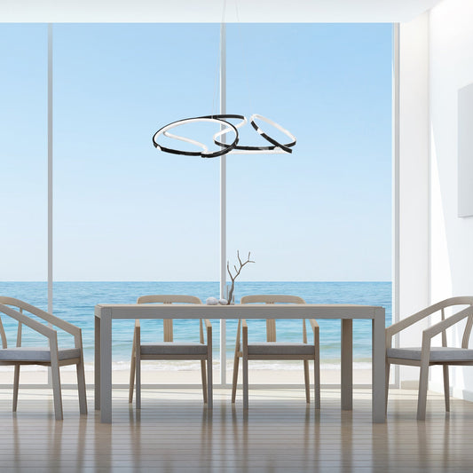 Suzhou LED Adjustable Chandelier - Finesse Decor CH-013