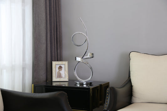 Amsterdam LED with Touch Dimmer Table Lamp Chrome by Finesse Decor TL-00-6096