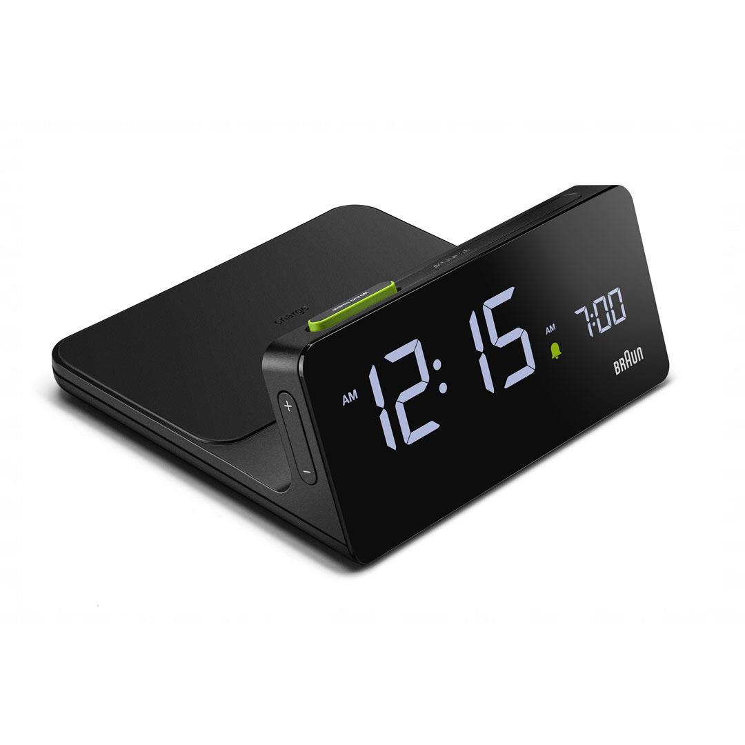 Braun BC21 Wireless Charging Alarm Clock, Black (photo 2 of 8)