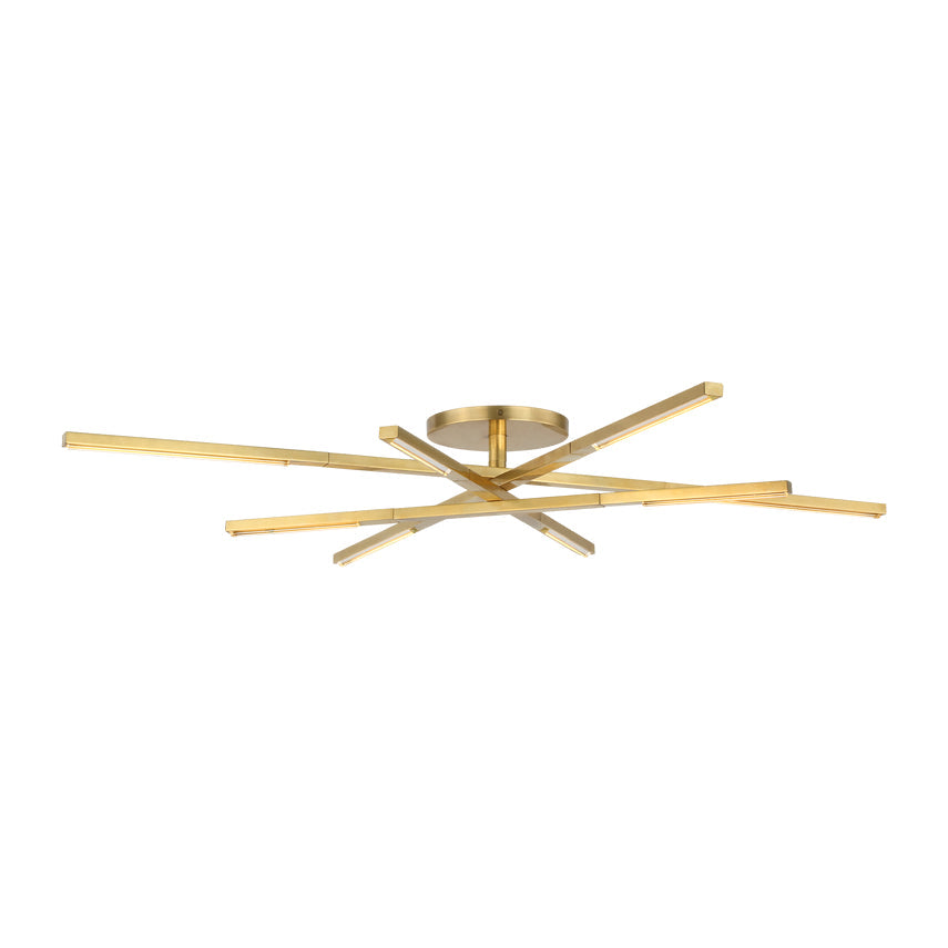 Cityscape 36-inch Geometric LED Flush Mount by Visual & Comfort & Co
