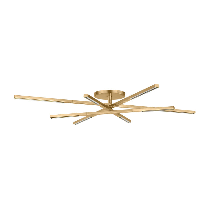 Cityscape 36-inch Geometric LED Flush Mount by Visual & Comfort & Co