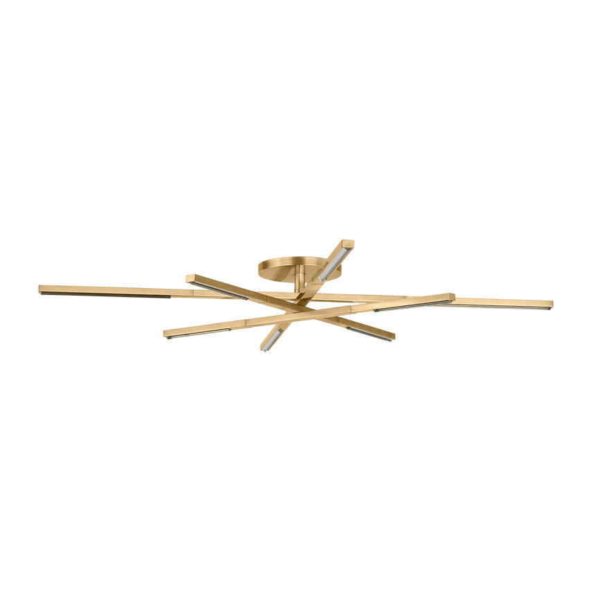 Cityscape 36-inch Geometric LED Flush Mount by Visual & Comfort & Co