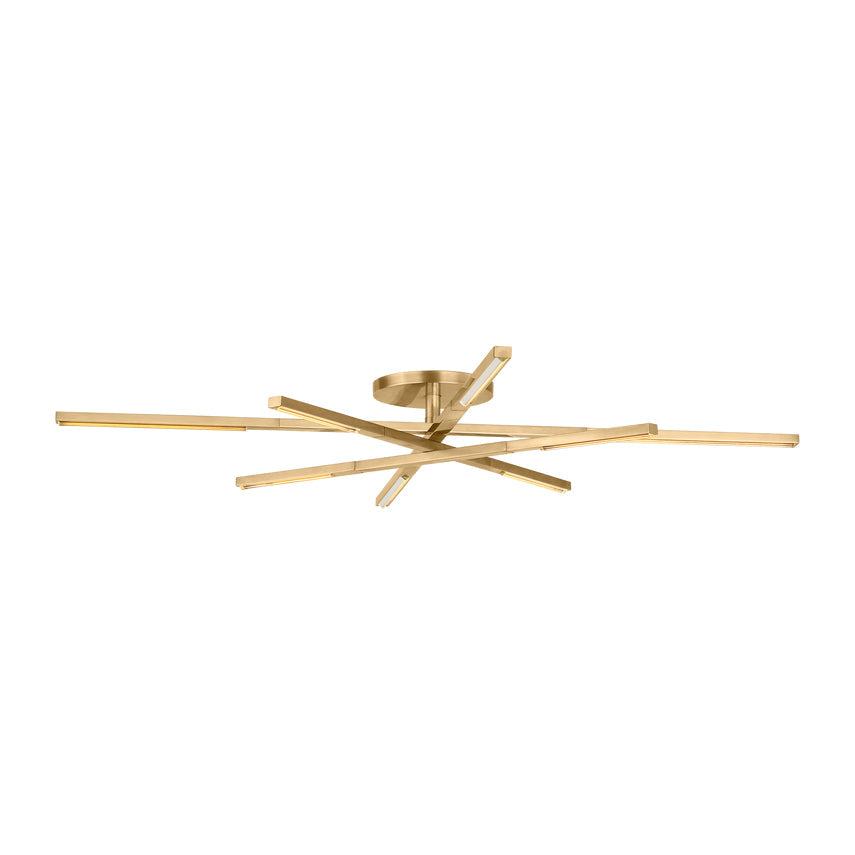 Cityscape 36-inch Geometric LED Flush Mount by Visual & Comfort & Co