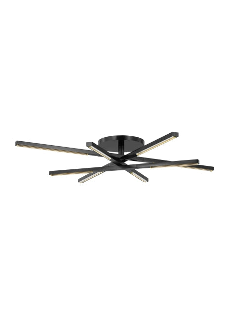 Cityscape 36-inch Geometric LED Flush Mount by Visual & Comfort & Co