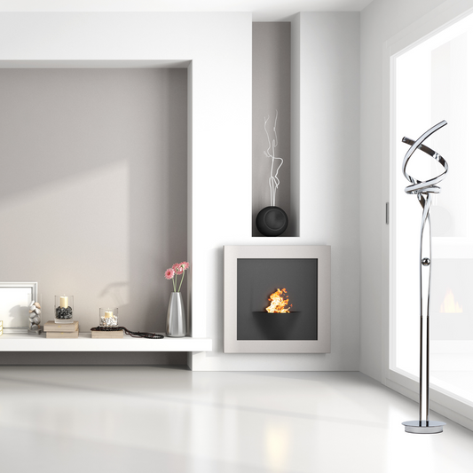 Munich LED Chrome 63" Floor Lamp - Finesse Decor FL-008