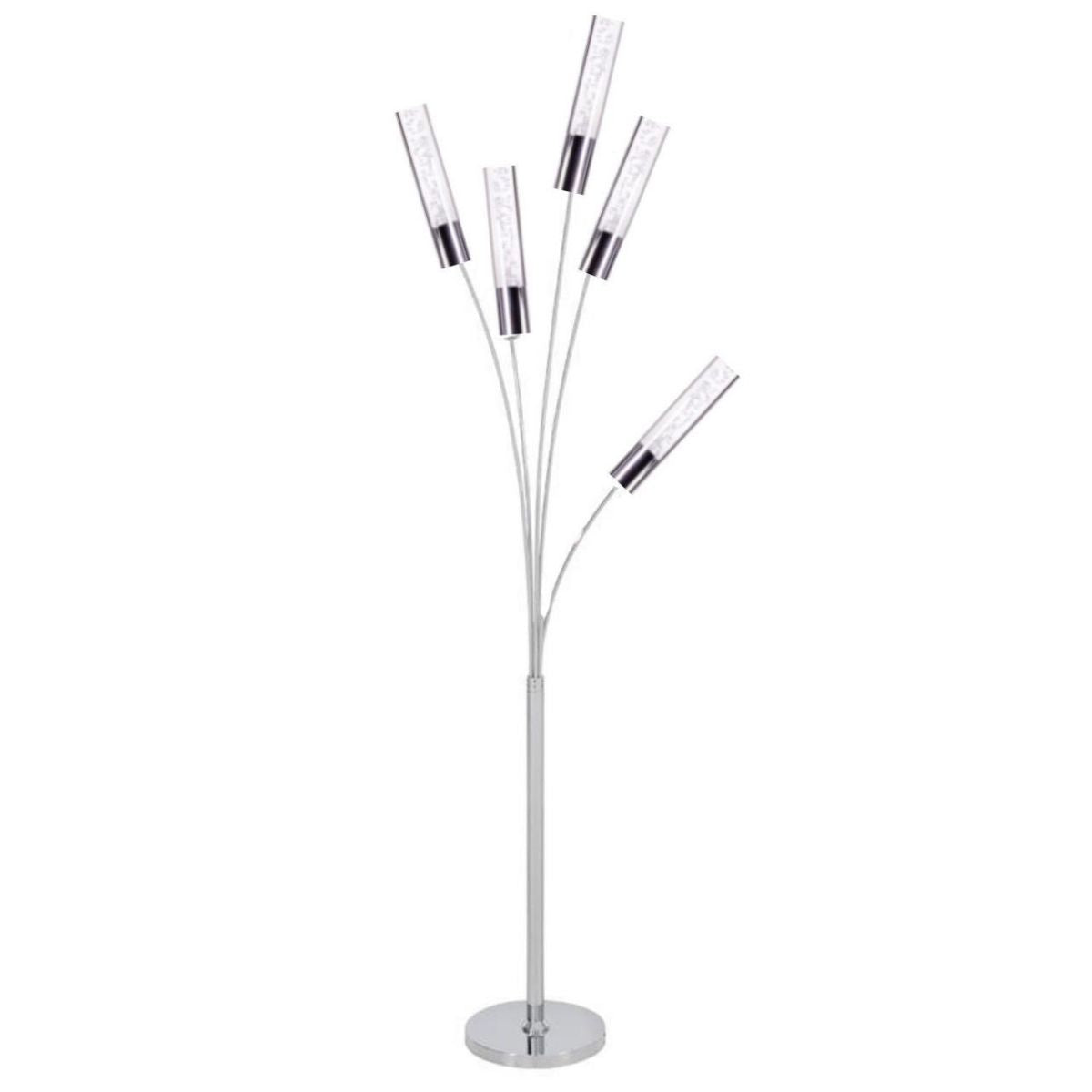 5 Acrylic Cylinders Floor Lamp - Finesse Decor FN-1165