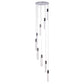 Acrylic Cylinder Chandelier - Finesse Decor FN-1260-9