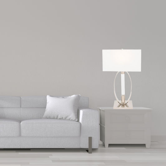 Sparkling Crystal & Chrome Table Lamp - Finesse Decor TL-1176