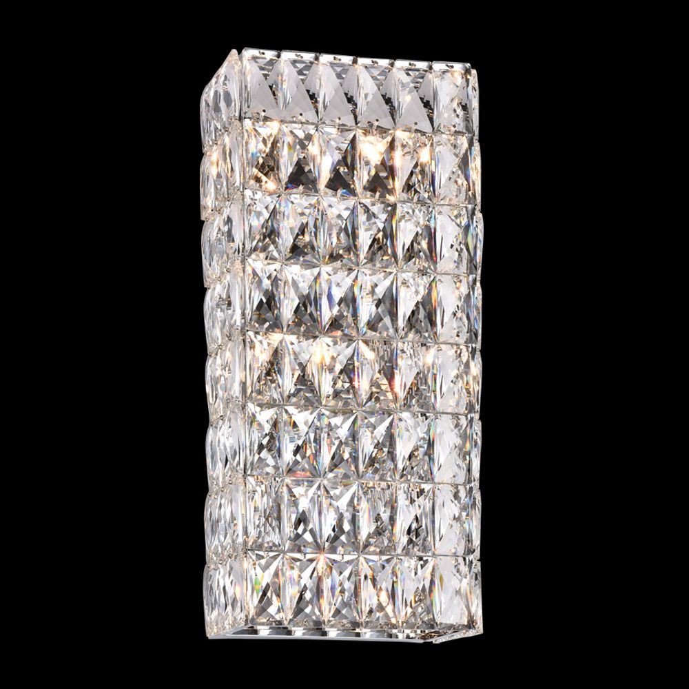 Urban Wall Sconce 6-Light in Chrome 3808WSCH by StarFire Crystal