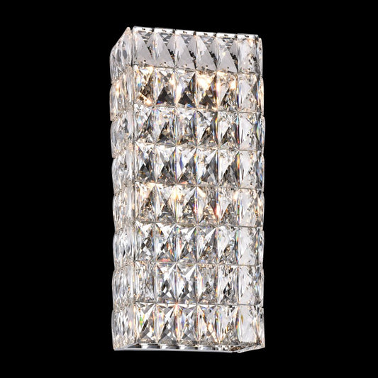 Urban Wall Sconce 6-Light in Chrome 3808WSCH by StarFire Crystal