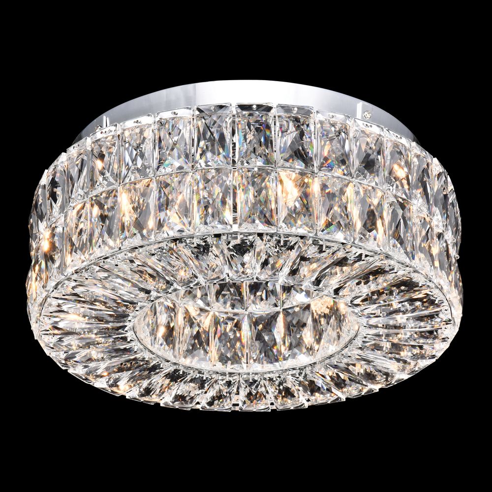 Urban Flushmount 6-Light in Chrome 3814CH by StarFire Crystal