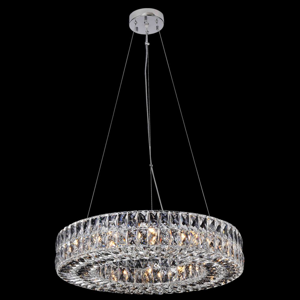 Urban Chandelier 10-Light in Chrome 3820CH by StarFire Crystal