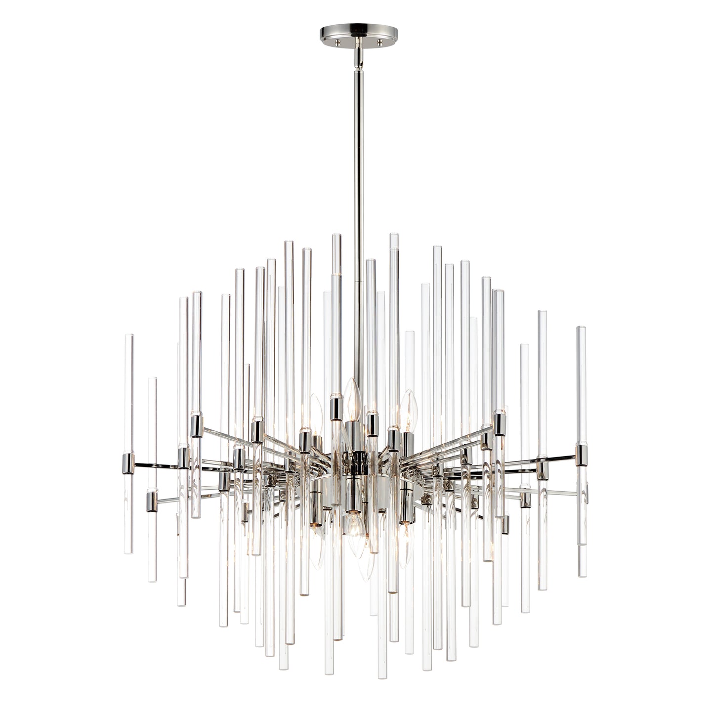 Divine 29" Chandelier Polished Nickel by Maxim Lighting