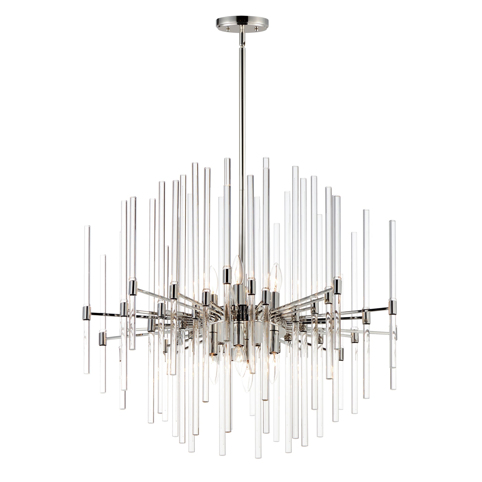 Divine 29" Chandelier Polished Nickel by Maxim Lighting