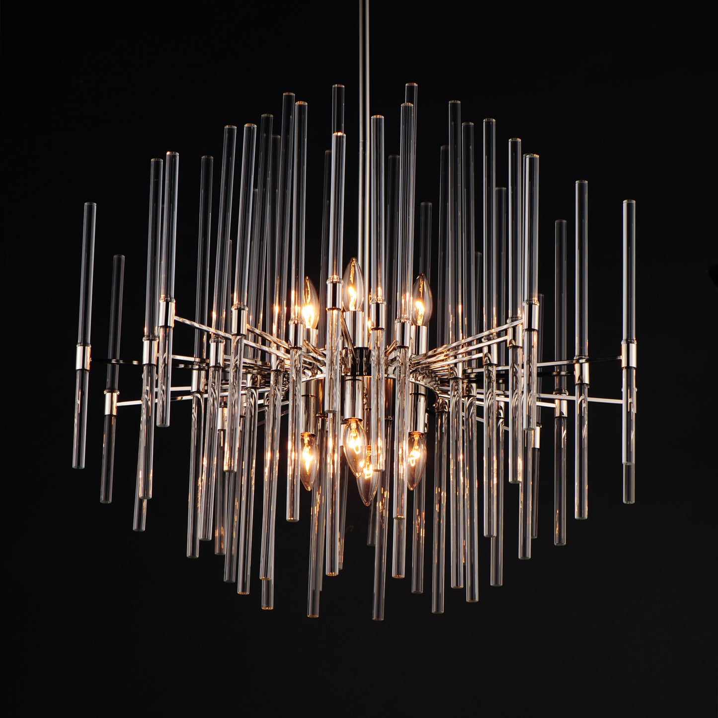 Divine 29" Chandelier Polished Nickel by Maxim Lighting