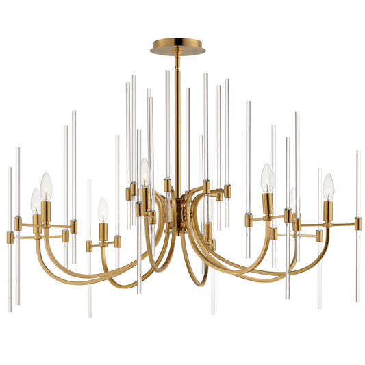 Divine 8-Light Chandelier Heritage by Maxim Lighting