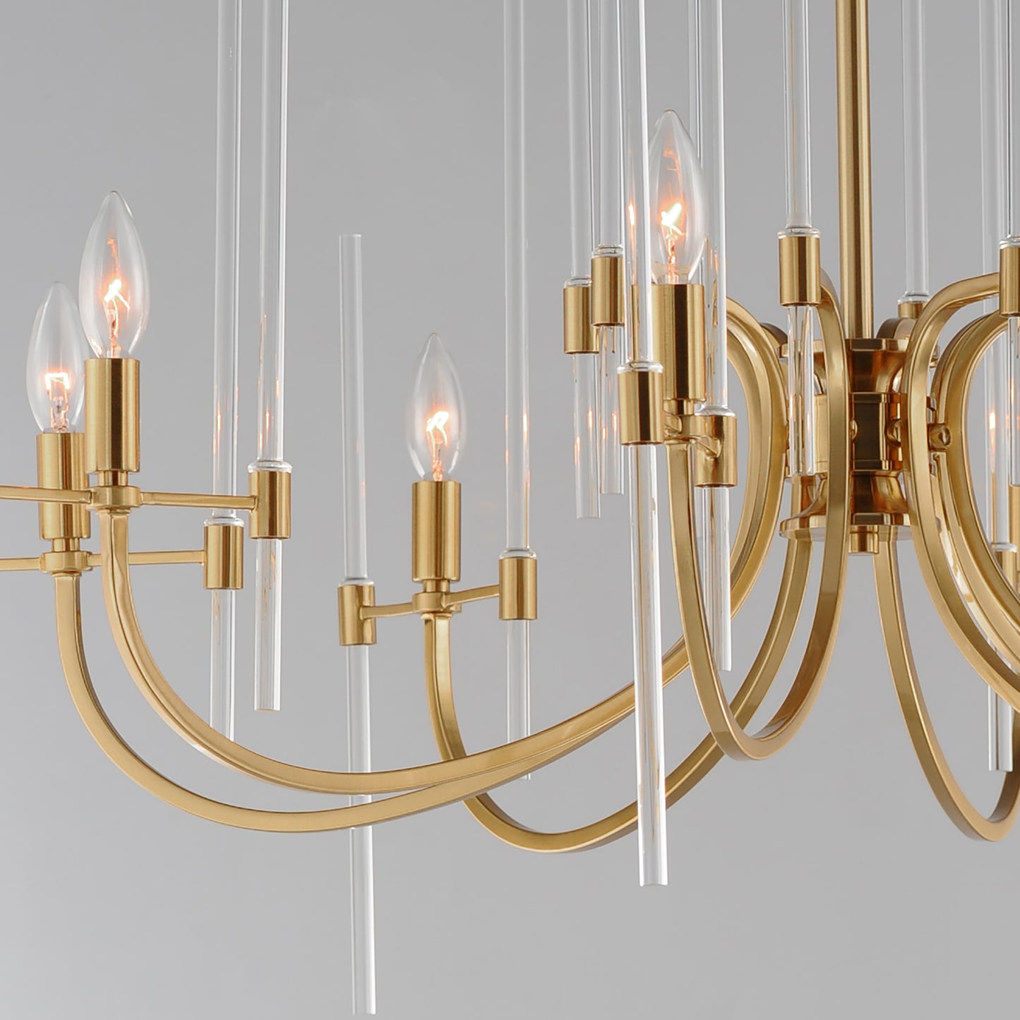 Divine 8-Light Chandelier Heritage by Maxim Lighting