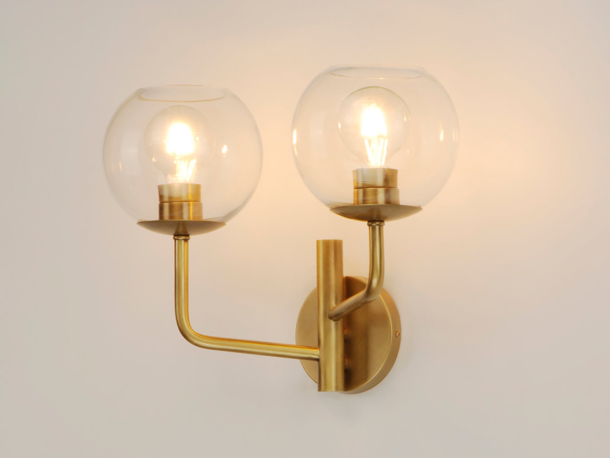 Branch 2-Light Wall Sconce Natural Aged Brass by Maxim Lighting