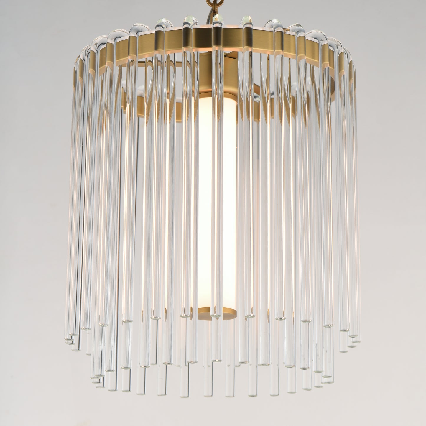 Jolie 11" LED Pendant Natural Aged Brass by Maxim Lighting