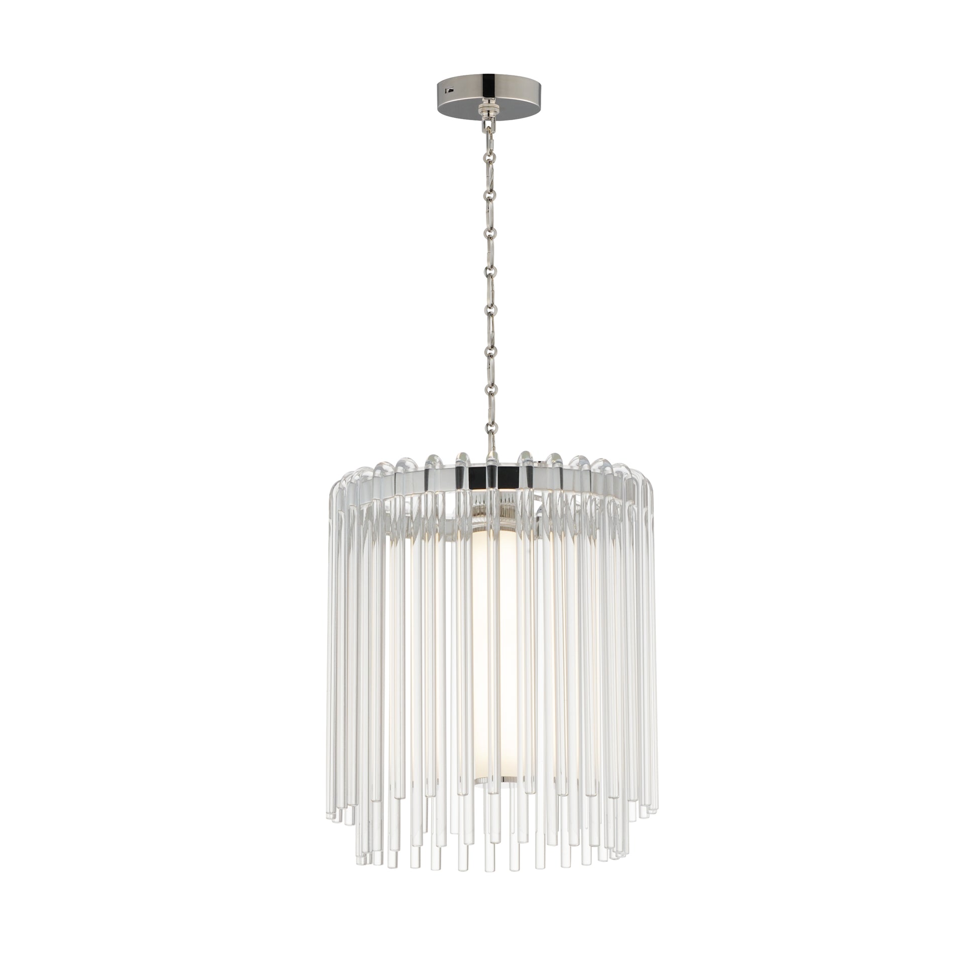 Jolie 11" LED Pendant Polished Nickel by Maxim Lighting