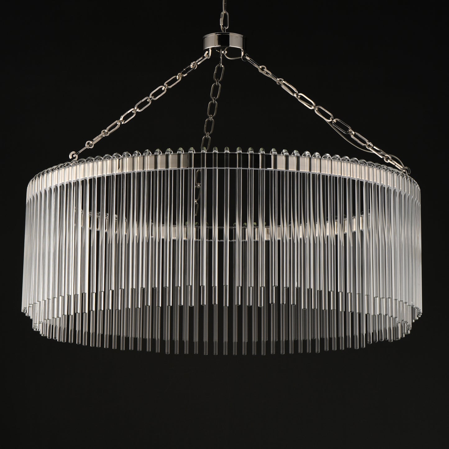 Jolie 34" LED Pendant Polished Nickel by Maxim Lighting