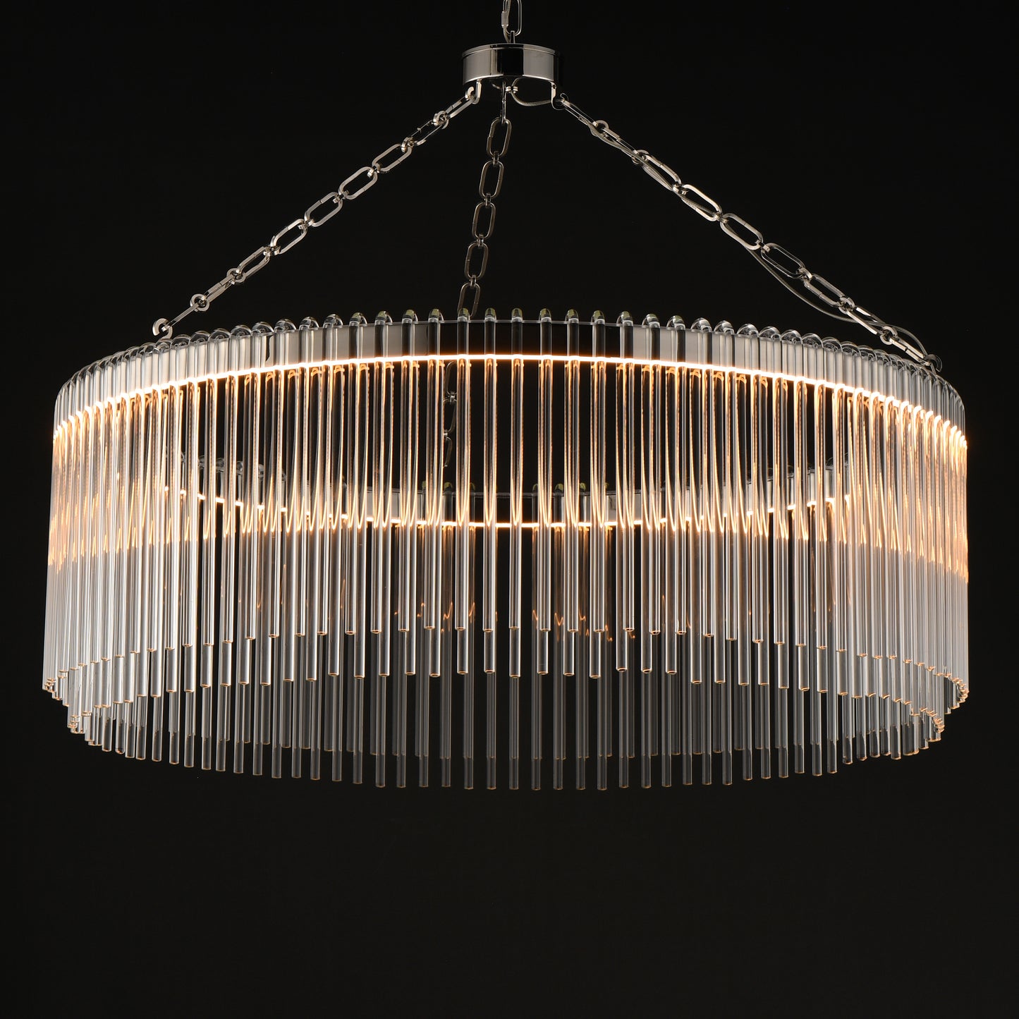 Jolie 34" LED Pendant Polished Nickel by Maxim Lighting