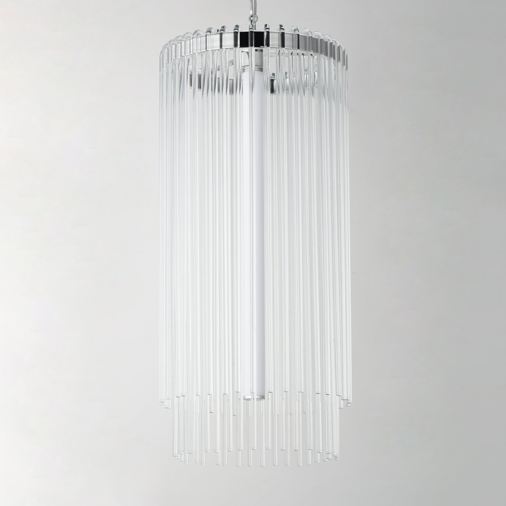 Jolie Foyer Pendant Polished Nickel by Maxim Lighting