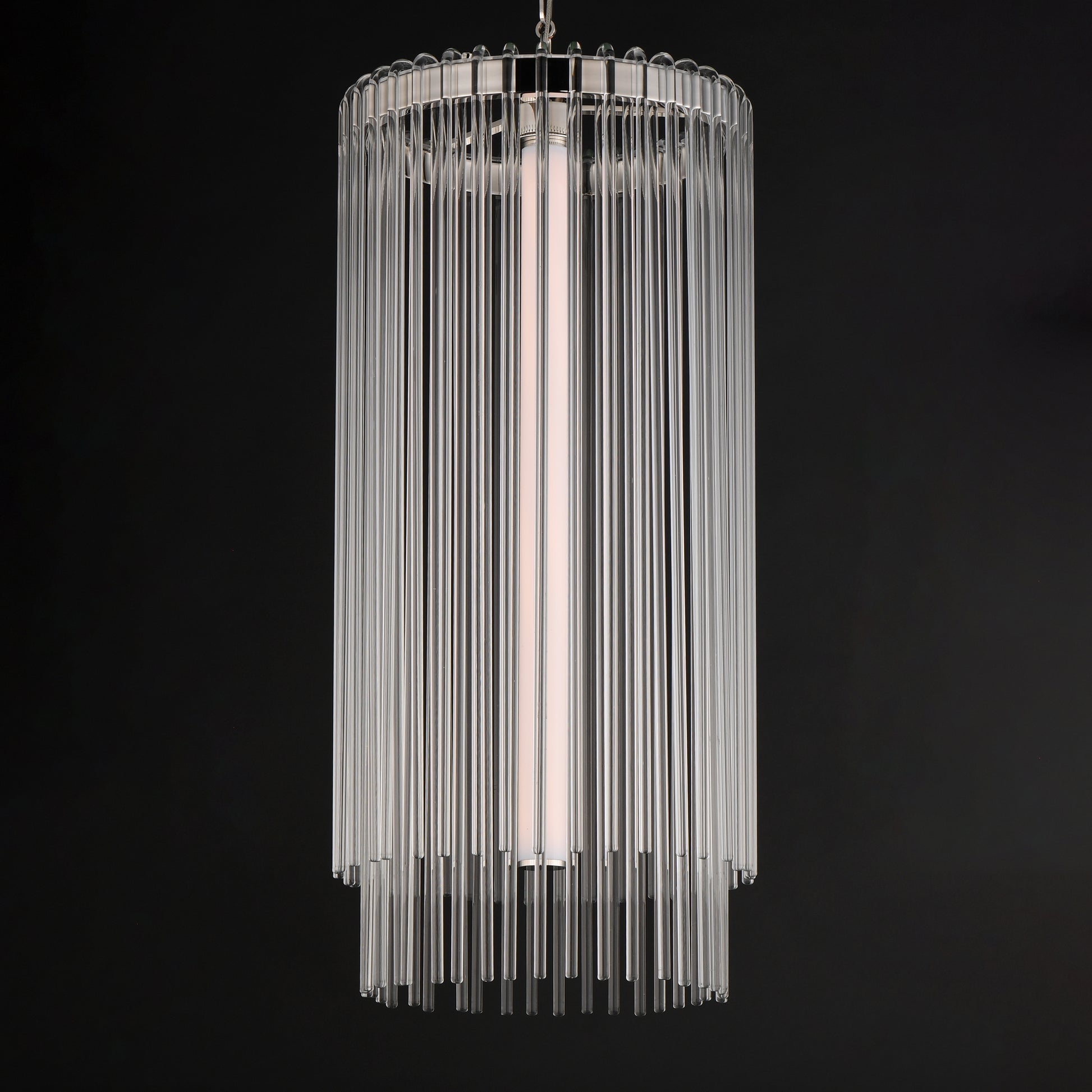Jolie Foyer Pendant Polished Nickel by Maxim Lighting