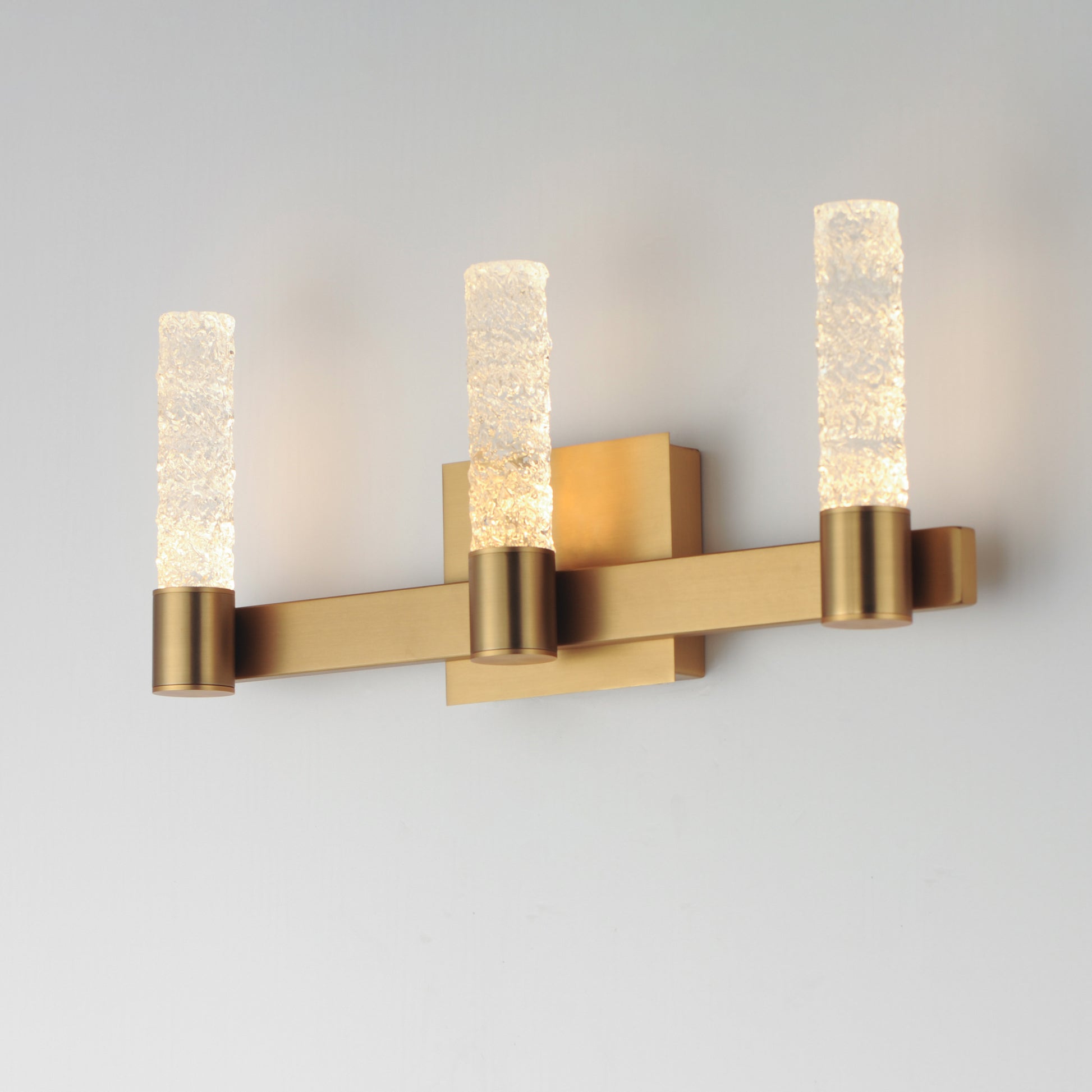 Duchess 3-Light Wall Sconce Natural Aged Brass by Maxim Lighting