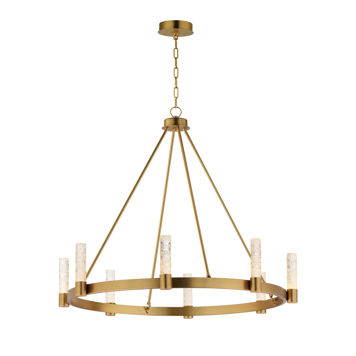 Duchess 8-Light Chandelier Natural Aged Brass by Maxim Lighting