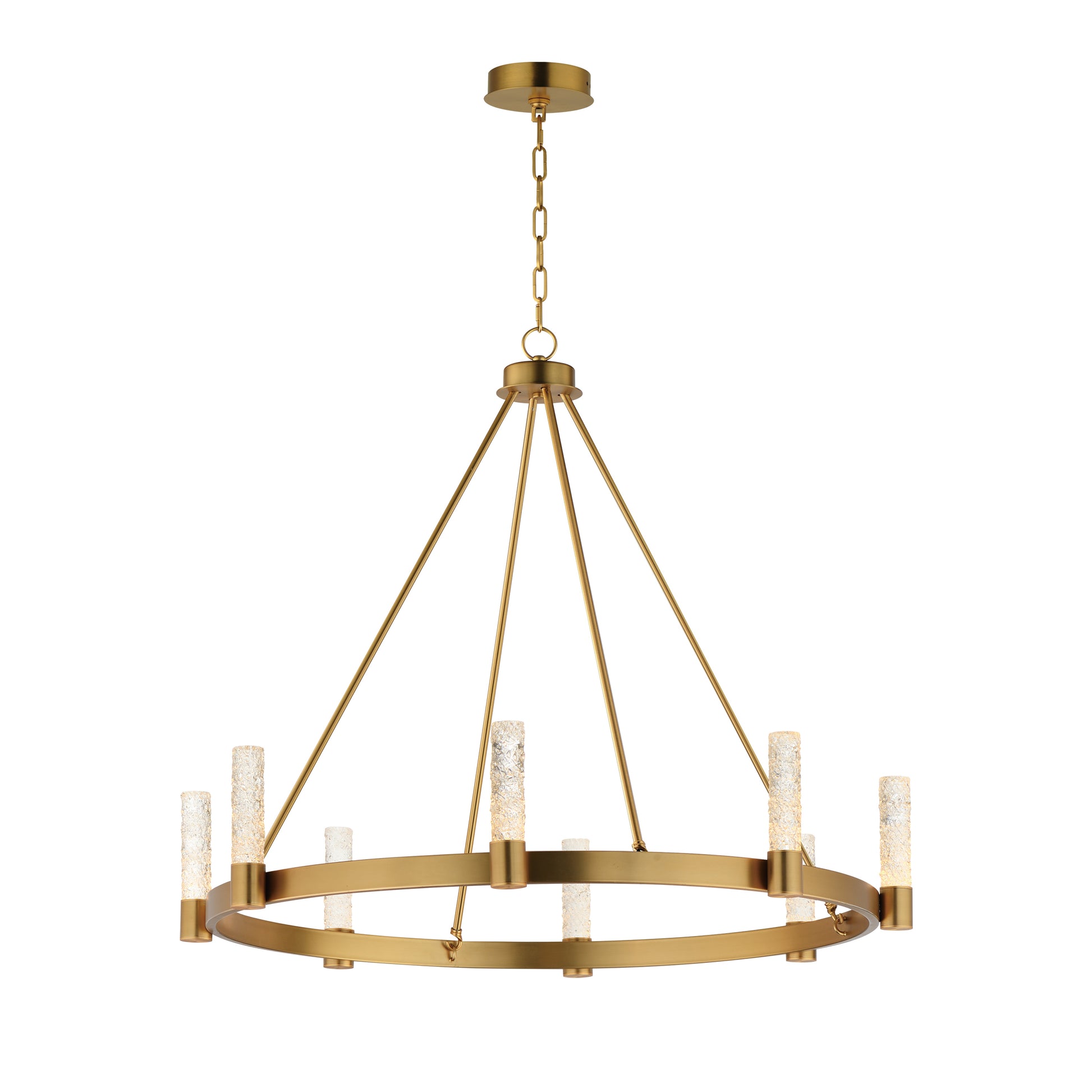Duchess 8-Light Chandelier Natural Aged Brass by Maxim Lighting