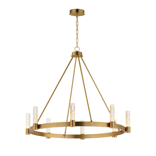 Duchess 8-Light Chandelier Natural Aged Brass by Maxim Lighting