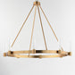 Duchess 8-Light Chandelier Natural Aged Brass by Maxim Lighting