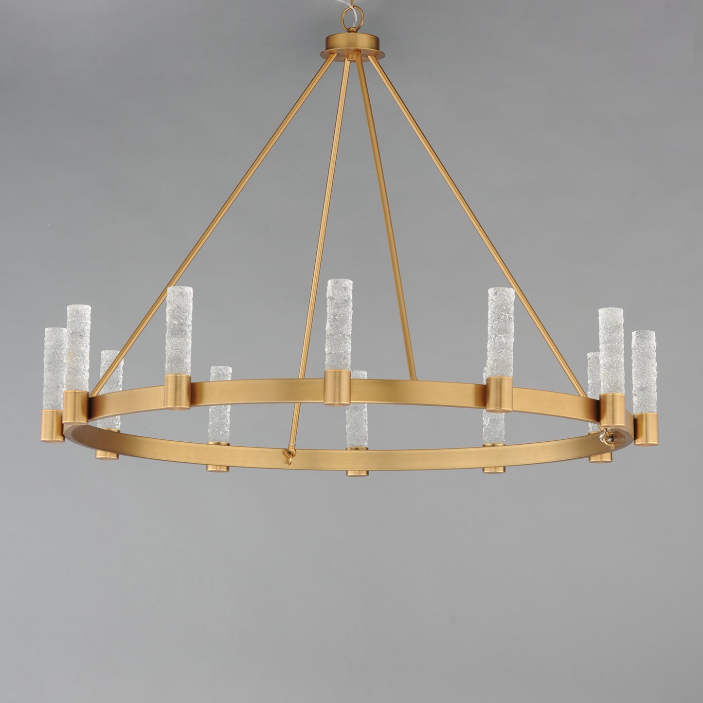Duchess 12-Light Chandelier Natural Aged Brass by Maxim Lighting