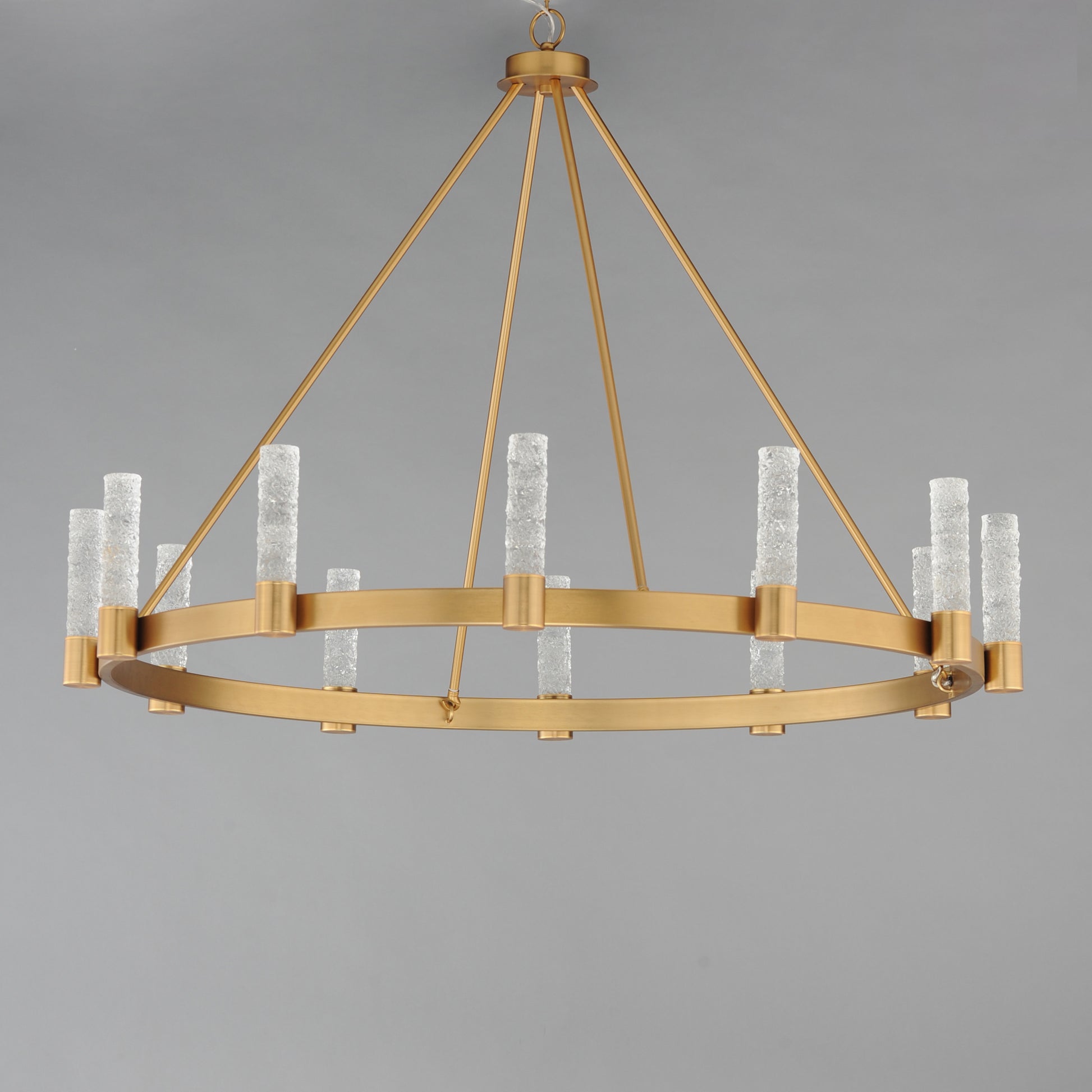 Duchess 12-Light Chandelier Natural Aged Brass by Maxim Lighting