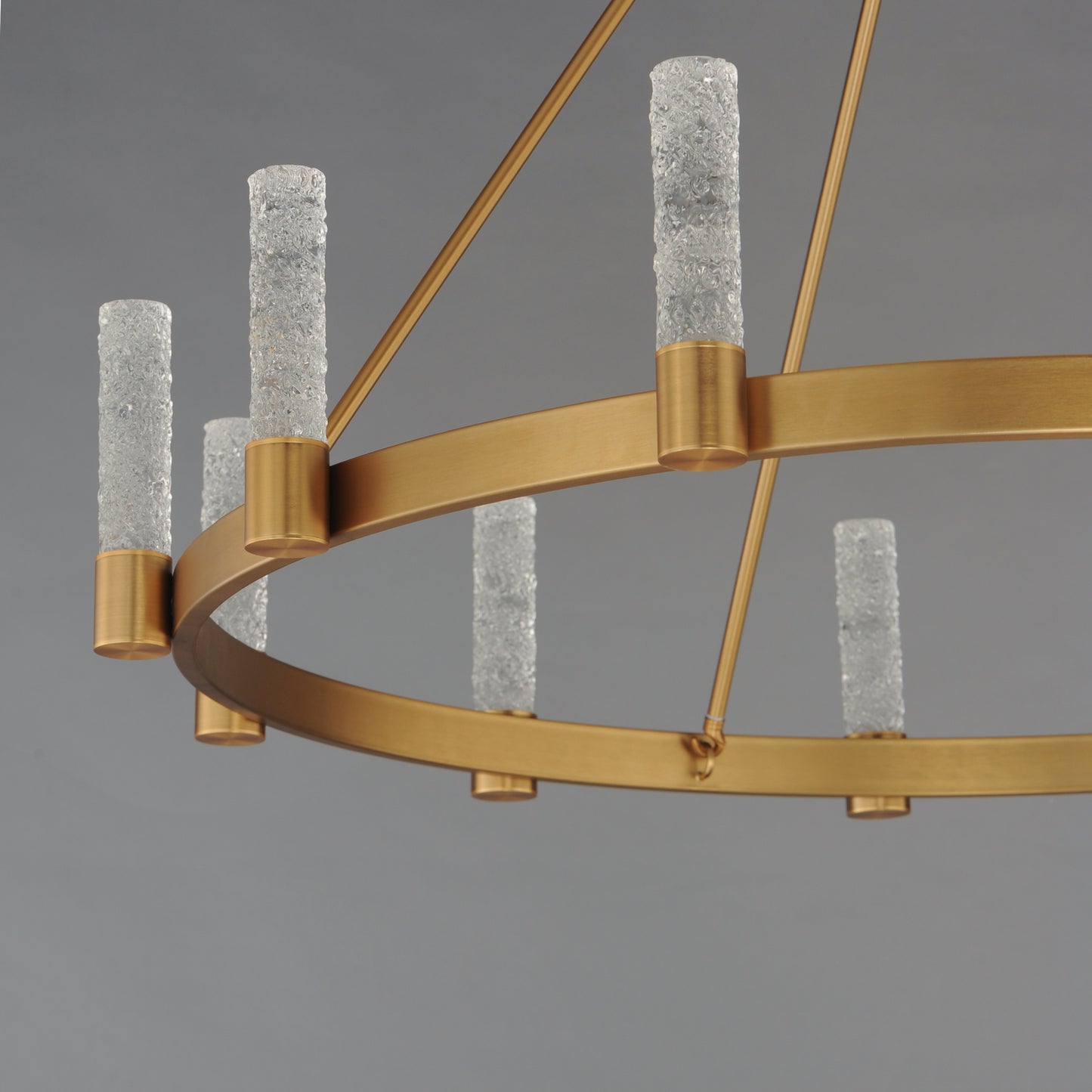 Duchess 12-Light Chandelier Natural Aged Brass by Maxim Lighting