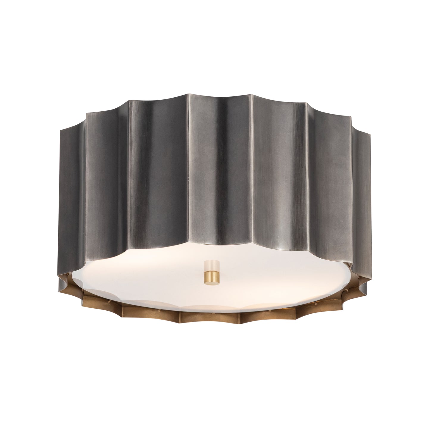 Allegra Flush Mount Gunmetal/Gold by Maxim Lighting