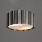 Allegra Flush Mount Gunmetal/Gold by Maxim Lighting