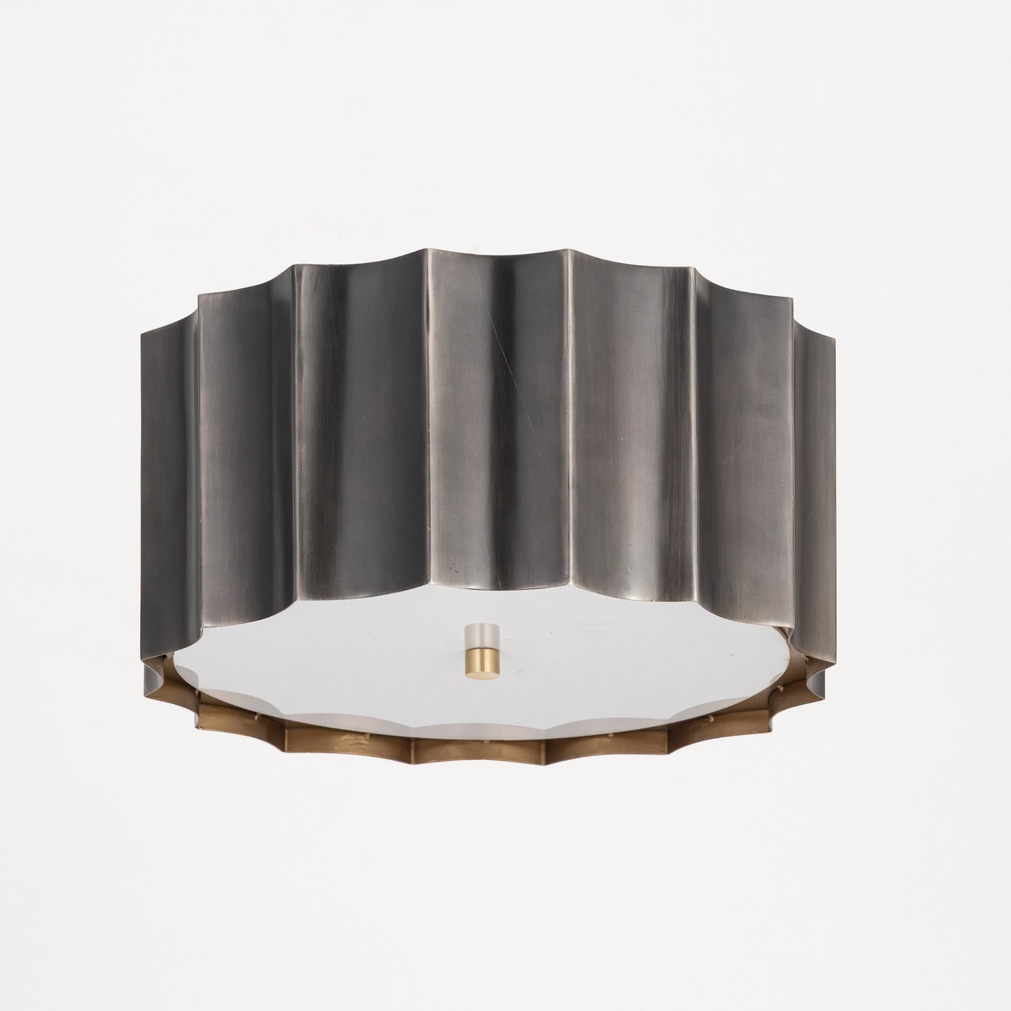 Allegra Flush Mount Gunmetal/Gold by Maxim Lighting