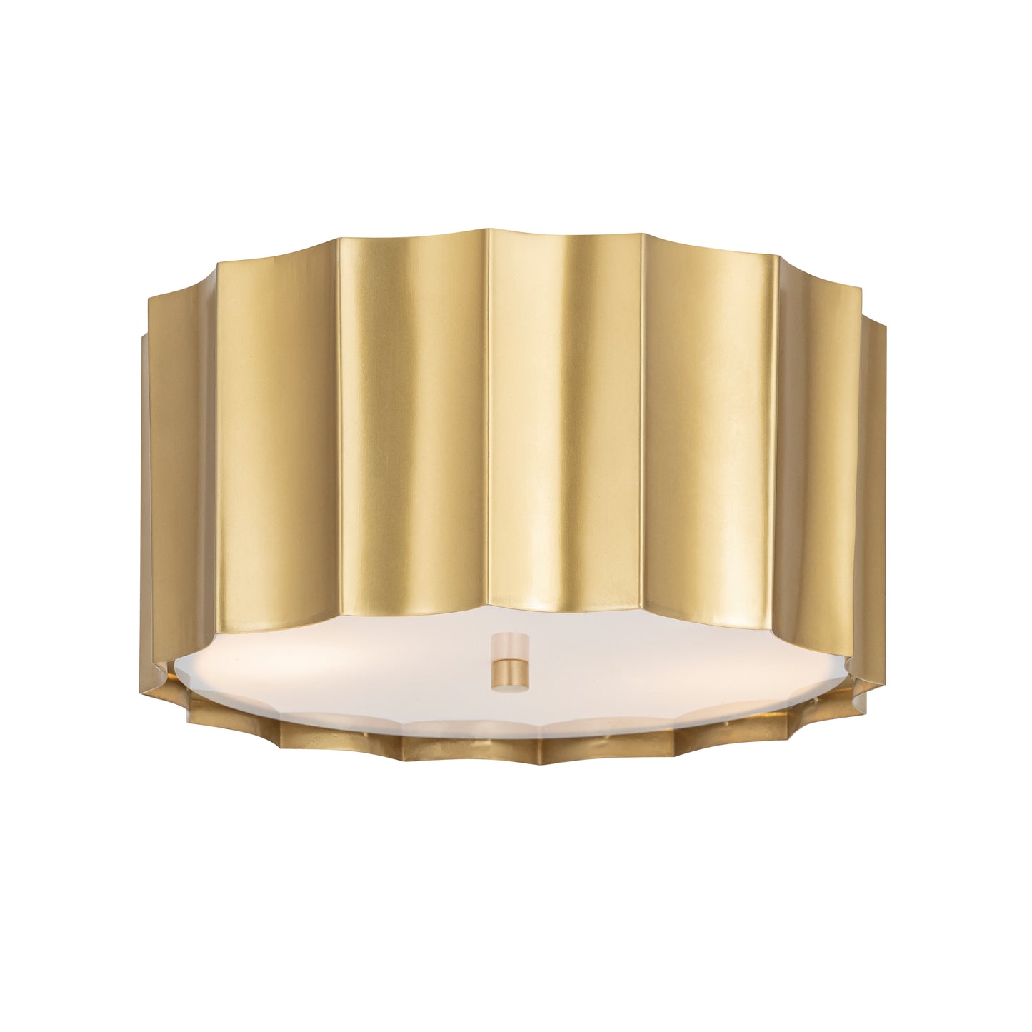 Allegra Flush Mount Weathered Brass by Maxim Lighting