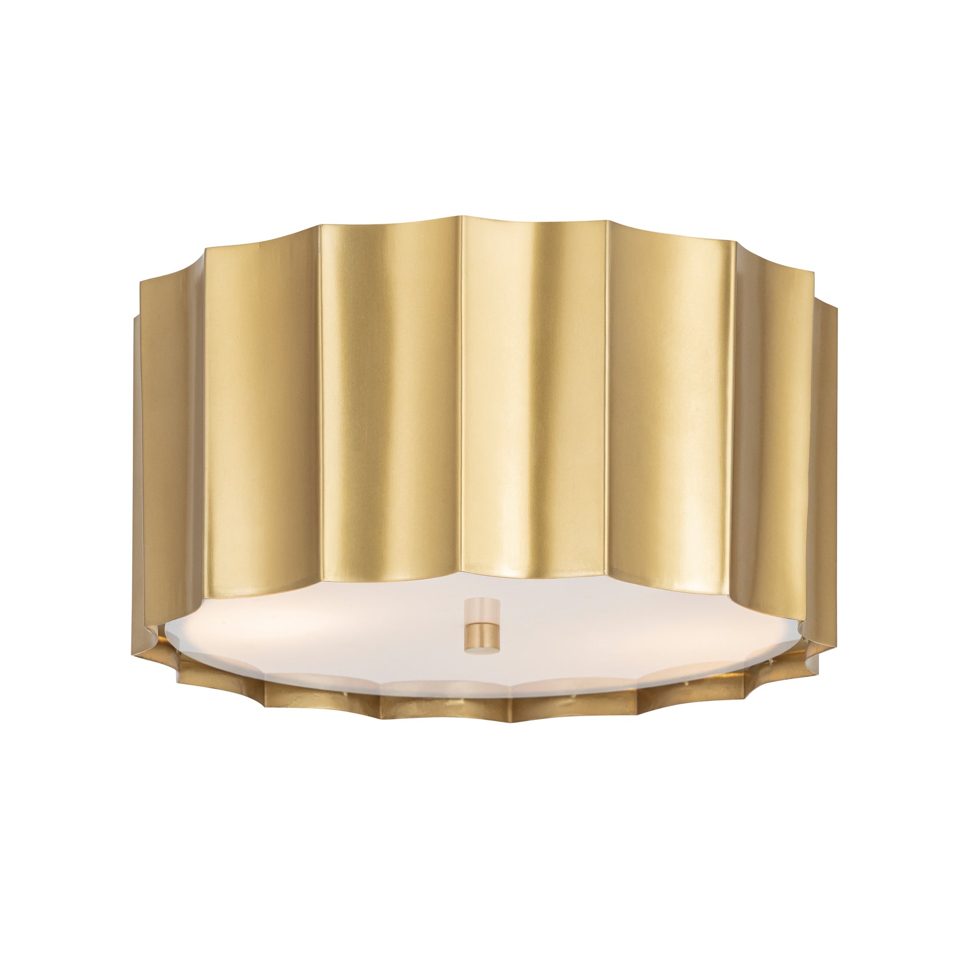 Allegra Flush Mount Weathered Brass by Maxim Lighting
