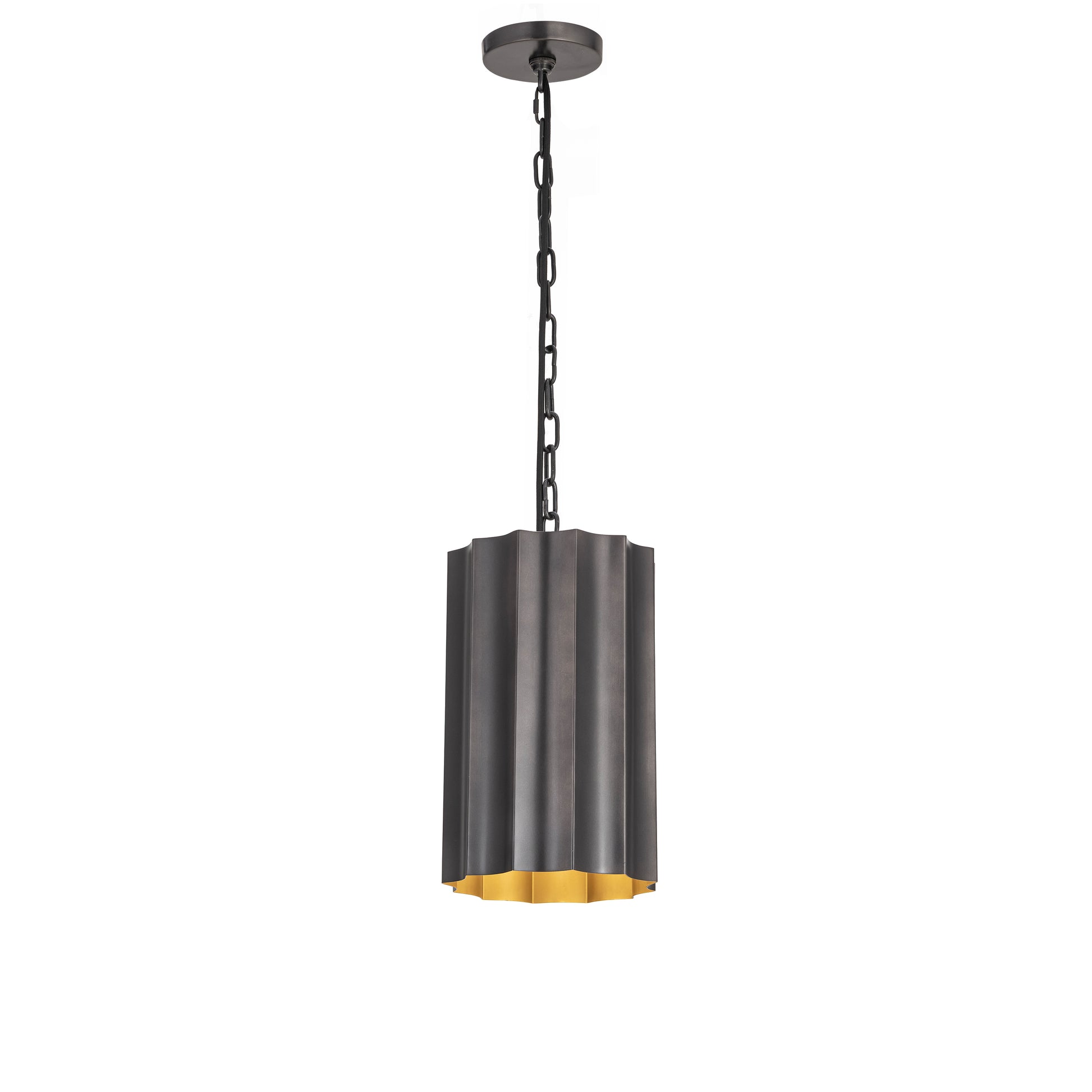 Allegra Mini Pendant Gunmetal/Gold by Maxim Lighting