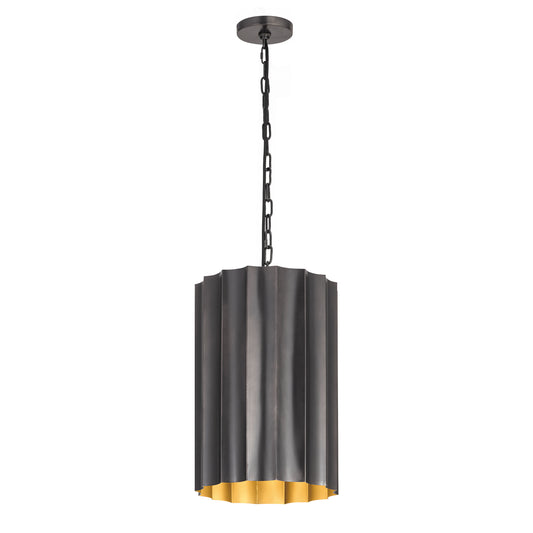 Allegra Small Pendant Gunmetal/Gold by Maxim Lighting