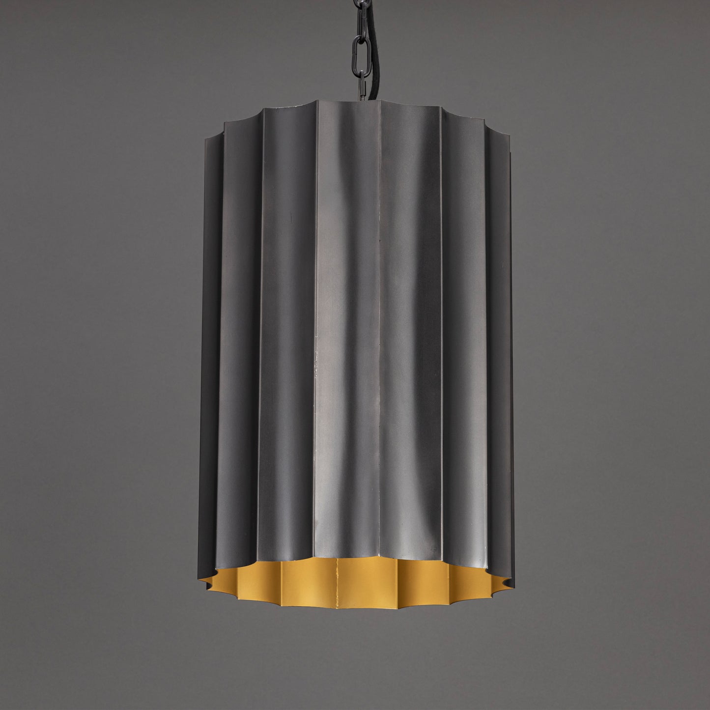 Allegra Small Pendant Gunmetal/Gold by Maxim Lighting