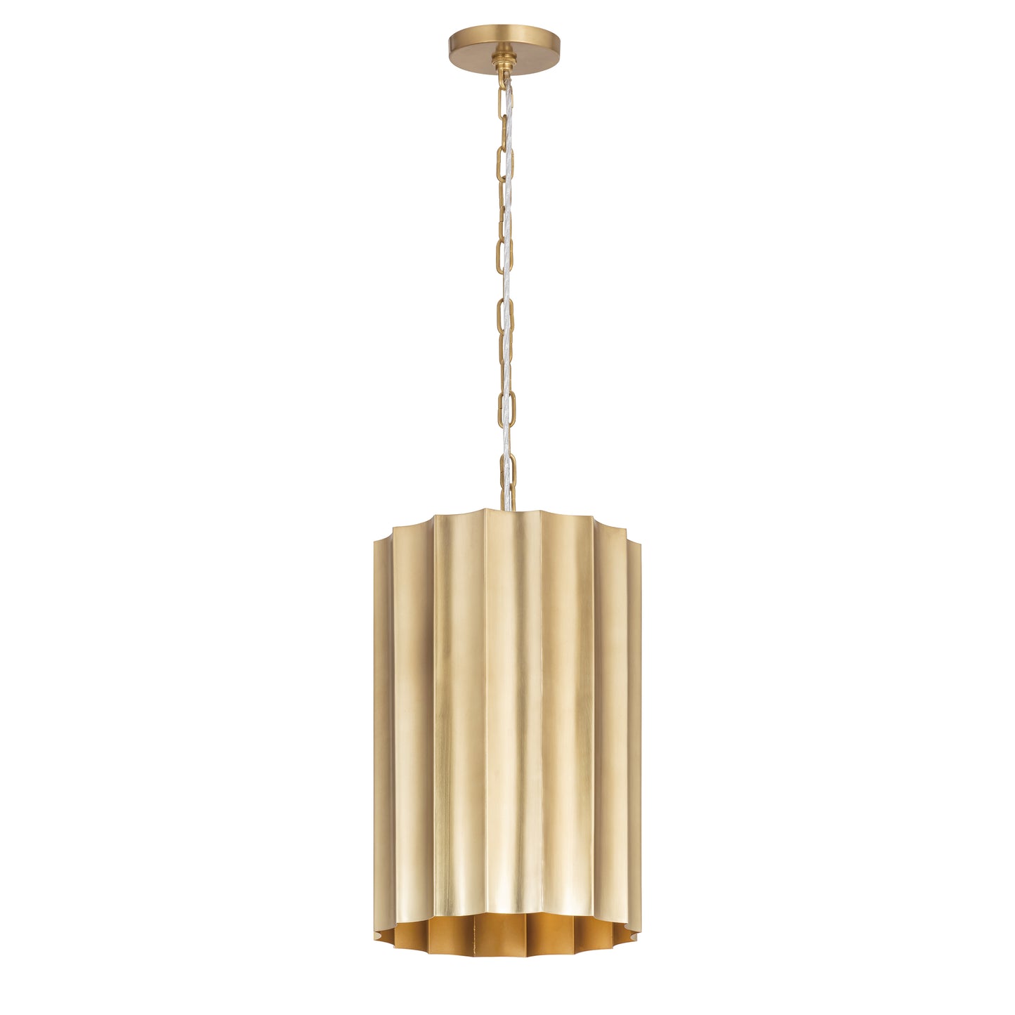 Allegra Small Pendant Weathered Brass by Maxim Lighting